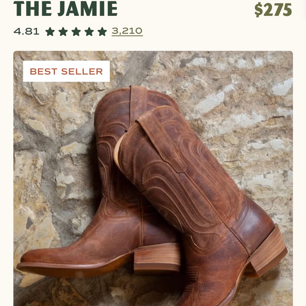 Tecovas Women’s Jamie Boot 8.5